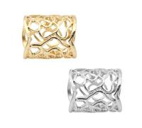 SOLUSTRE Fermagli per Sciarpe Vintage Rosa Traforata, Set 2 Pezzi Fibbia per Sciarpa e Pashmina, Accessorio Raffinato per Donna