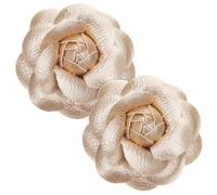 SOLUSTRE Fermaglio Per Scarpe, 2 Pezzi, Clip a Forma Di Fiore, in Similpelle, Decorazioni Per Scarpe Da Donna, Per Outfit Creativi e Casual