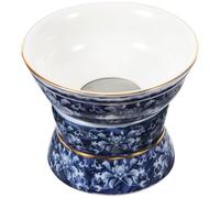 SOLUSTRE Filtro per Tè in Ceramica Elegante e Resistente Colino Fine con Rete Densa per Infusione Multiuso per Amanti del Tè e Tisane Raffinati