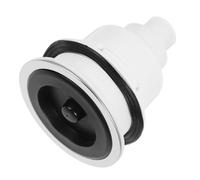 SOLUSTRE Filtro Scarico Lavandino in Ceramica e Acciaio Tappo per Vasca Shampoo e Letto Parrucchiere Drenaggio Efficiente e Facile da Installare per Centri Professionali