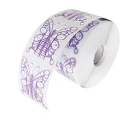 SOLUSTRE Forme per Unghie a Farfalla Porpora Facili da Usare in Pvc, 500 Pezzi, Utili per Costruire Unghie Accessori per Nail Art la Cura delle Dita