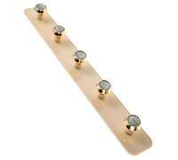 SOLUSTRE Ganci Adesivi da Parete in Abs Beige per Soggiorno e Camera da Letto, Design Semplice e Moderno, Pratici e Resistenti, per Appendere Chiavi e Asciugamani