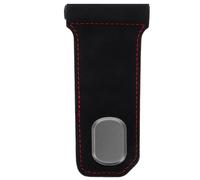SOLUSTRE Gancio Singolo in Metallo Resistente per Schienale Sedile Auto Organizer in Scamosciata per Borse Cappotti Supporto per Cellulare Installazione Facile Senza Attrezzi