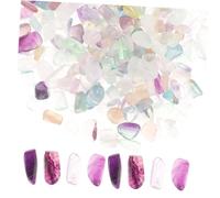 SOLUSTRE Ghiaia per Acquari e Pietre Fai da Te in Cristallo Naturale 200g per Decorazioni Vasi, Acquari e Piante, Riempitivo Decorativo per Giardini e Ambienti Interni