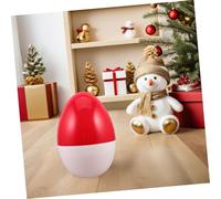 SOLUSTRE Giant Fillable Easter Egg Trasparente Contenitore per Caramelle e Regali Feste Natale Matrimonio Decorazione Bianca e