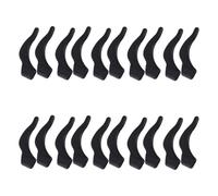 SOLUSTRE Gommini Occhiali in Silicone Nero, Kit Gancio Orecchie Antiscivolo | Eyeglass e Sunglasses, Flessibile e Resistente alla Trazione, Adatto a Outdoor e Sport