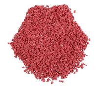 SOLUSTRE Granuli di Gomma Rossi per Campi Sportivi con Installazione Semplice e Superficie Uniforme, 1 Sacchetto da 1kg, 2-4mm, Uso in all'aperto