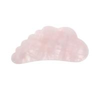 SOLUSTRE Gua Sha Scraping - Strumento per massaggi con cristalli di, pettine per bordo Guasha Board per agopuntura, strumenti per massaggio (rosa)