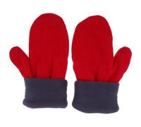 SOLUSTRE Guanti Invernali Spessi in Pile Rosso Unisex Guanti senza Dita Antivento per Ciclismo e Sport All'aperto Caldi per Uomo e Donna