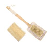 SOLUSTRE Guanto Per Scrub Da Doccia Spugna Da Bagno Luffa Spazzola Esfoliante Per Il Corpo Per Il Comfort Degli Anziani