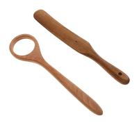 SOLUSTRE Impastatrice per Pane in Legno Ergonomica Beige, Bastone Multi-funzione per Mescolare e Ridurre L'attaccamento degli Ingredienti, per Cucina e Panificazione