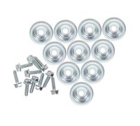 SOLUSTRE Kit Bulloni e Rondelle Skid Plate Off Road Heavy Duty per Protezione Sottoscocca Utv Fissaggio Antivibrazione e Antialentamento per Tutti