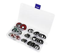 SOLUSTRE Kit Guarnizioni Compressore Condizionatore Auto in Lega di Zinco e Nbr per Riparazione e Sostituzione, Design Elegante, Adatto a Sistemi di Climatizzazione Auto