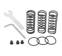 SOLUSTRE Kit per Pedali Facile Installazione e Utilizzo Freno Acceleratore e Frizione in Ferro Nero Set 1 Pezzo Accessorio per Interni Auto per Simulatore