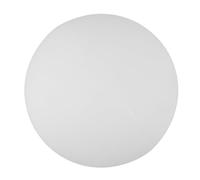 SOLUSTRE Lampada Sospensione Piccola Tonda in Plastica PE Paralume Bianco Opaco Rotondo per Lampada da Scrivania e Soffitto con Attacco Coprilampada Resistente e Leggero per Hotel