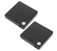 SOLUSTRE Lente d'Ingrandimento Portatile Quadrata 2 Pezzi Design Ergonomico in Acrilico e Metallo per Identificazione Gioielli e Riparazioni Precise