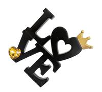 SOLUSTRE Lettere in Rustiche Forma per Decorazioni Domestiche Centrotavola Lettere in d Amore per Decorazioni Murali