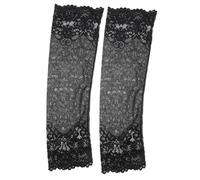 SOLUSTRE Maniche Da Donna Per Coprire Le Braccia in Pizzo Floreale, Copribraccia Leggere e Traspiranti Per Segni e Disegni Sulla Pelle, Manicotti Per Avambraccio Da Donna Per Sport e Occasioni Formali