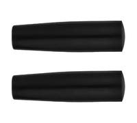SOLUSTRE Manici Antiscivolo in Bachelite 2 Pezzi per Barbecue, Ricambio per Utensili da Girarrosto Anima in Rame, Accessori per Grigliate Outdoor e Attrezzi da Barbecue Professionali
