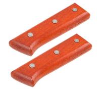 SOLUSTRE Manico di Ricambio e Design Pratico per Coltelli da Cucina in Legno Finitura Liscia Impugnatura Resistente per Tagli Facili e Sicuri a Casa