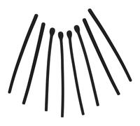 SOLUSTRE Manicotti per Occhiali 4 Paia in Silicone Antiscivolo, Copri Stanghette Sottili per Uso Quotidiano e Sportivo Design Essenziale