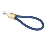 SOLUSTRE Maniglia in Corda per Porta e Armadio in Pelle e Lega di Alluminio, Resistente e Antistrappo, per Cassetti di Comò e Armadietti da Bagno