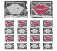 SOLUSTRE Maschera per Labbra in Idrogel di Collagene 20 Pezzi Cerotti Idratanti e Leviganti Anti-Età Trattamento Rinnovatore Effetto Schiarente Cura Prolungata per Labbra Secche e