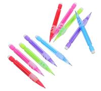 SOLUSTRE Mini Matite Meccaniche Automatiche 0,7mm 10 Pezzi con Gomma Incorporata in Pp per Scrittura Liscia e Uso Versatile a Scuola per Artisti