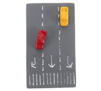 SOLUSTRE Modellino Strada in Resina per Sabbia Miniatura Paesaggio Micro Autostrada Decorazione Dettagliata Sensoriale e Psicologica