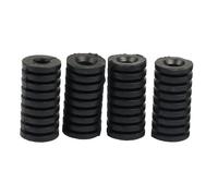 SOLUSTRE Motorcycle shifter protectors in gomma nero, 4Pezzi, copri marce moto, antiscivolo, per leva cambio moto, adatti a dirt bikes country vehicle