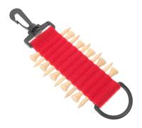 SOLUSTRE Organizer da Appendere in Plastica Leggero e Facile da Usare per Tee da Golf Porta Tee Come Regalo per Amanti del Golf