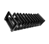 SOLUSTRE Organizer Scolapiatti da Appoggio con Base Antiscivolo Portapiatti Compatto Resistente e Stabile per Cucina Ottimizza Area e Protegge Superficie di Utilizzo