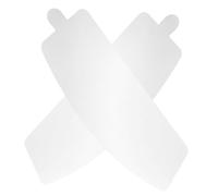 SOLUSTRE Pellicola Protettiva per Visiera Casco da Sabbiatura in Pvc Spessore 0,5mm 2 Pezzi per Protezione Occhi e Tutela Completa Bianca