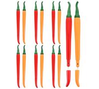 SOLUSTRE Penne Gel a Forma di Peperoncino Fine Set 14 Design Ergonomico in Abs per e Evidenziare, per Studenti e Ufficio