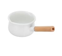 SOLUSTRE Pentola Smaltata con in Resistente al Calore Casseruola Versatile per Zuppe e Alimenti per Design Giapponese con Superficie Liscia Facile da Capacità Media per Uso