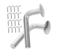 SOLUSTRE Perni Di Sicurezza Per Scaffalature E Scaffali 100 Pezzi M5 Zincati Per Scaffalature Per Pallet