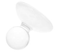 SOLUSTRE Pestello di Macinazione in Cristallo Sintetico Satinato, Mortaio e Pestello Portatile per Pigmenti e Minerali, Utensile Manuale Antiscivolo per Laboratorio, Farmacia e Uso