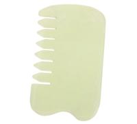 SOLUSTRE Pettine per Massaggio del Capelluto Pettine Gua Sha di Strumento per Massaggio del Viso Corpo Gua Sha