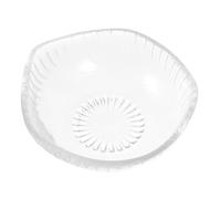 SOLUSTRE Piatto Vetro Trasparente per Scaldaolio Aromaterapia Portacera Mini Tondo per Lampada Ricambio Resistente e Facile da
