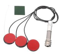 SOLUSTRE Pickup per Chitarra Acustica e Mandolino Nero in Plastica Adesivo, Plug And Play, Compatibilità Versatile per Strumenti Musicali come Banjo