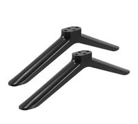 SOLUSTRE Piedini Universali per Supporto TV, 2 Pezzi in Plastica Nera, Base con Viti per TV da 40 Pollici, Adatto a Soggiorno e Camera
