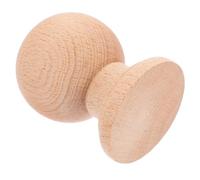 SOLUSTRE Pinnacoli Decorativi in Legno Massello 7x5 Cm Design Ponte Romano per Mobili e Scale, Terminali Fai da Te per Aste Tende, Scultura Intagliata Minimalista per Arredamento Casa