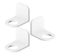 SOLUSTRE Porta Shampoo da Doccia 3 Pezzi senza Foratura Gancio Portabottiglie Adesivo Supporto da Parete per Flacone di Lozione e Porta Spugna per Piatti Organizzazione Salvaspazio