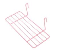 SOLUSTRE Portaoggetti Filo Rosa per Organizzazione Rack Stoccaggio per Decorazione Versatile per Camera e Ufficio