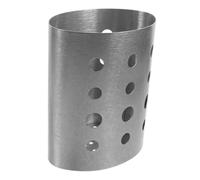 SOLUSTRE Portautensili Acciaio Inossidabile Vintage Sgocciolatura Organizer Rotondo per Bacchette Forbici e Posate Scolaposate Resistente e Facile da Contenitore per Cucina