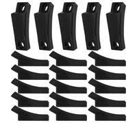 SOLUSTRE Protezioni per Pavimenti 20 Pezzi Cuscinetti per Gambe di Sedie in Plastica Piedini a Barca 25 MM per Sedie e Tavoli da Ufficio