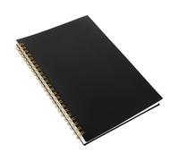 SOLUSTRE Quaderno di Inventario con Copertina in Pp e Pagine Bianche a Righe Orizzontali per Gestione Scorte in Uffici e Magazzini Design Elegante e Funzionale