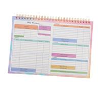 SOLUSTRE Registro Contabile per Budget Famigliare con Planner Settimanale Taccuino per Gestione Spese Organizzatore Entrate Uscite Taccuino Finanziario Portatile per Casa e Ufficio