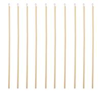 SOLUSTRE Resistenti e Facili da Maneggiare in Legno Beige Bastoncini Rotondi 10 per Marionette e Ombre Cinesi per Creazione di Ombre e