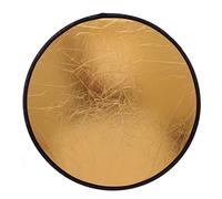SOLUSTRE Riflettore Fotografico Pieghevole 2-in-1 Oro-argento Pannello Diffusore Luce Portatile per Fotografia Ritratti e Macro, Accessori Fotografia Professionale, Controllo Ombre e Luce